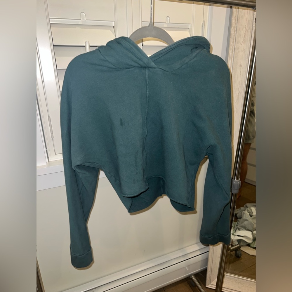 Joah Brown Cropped Hoodie